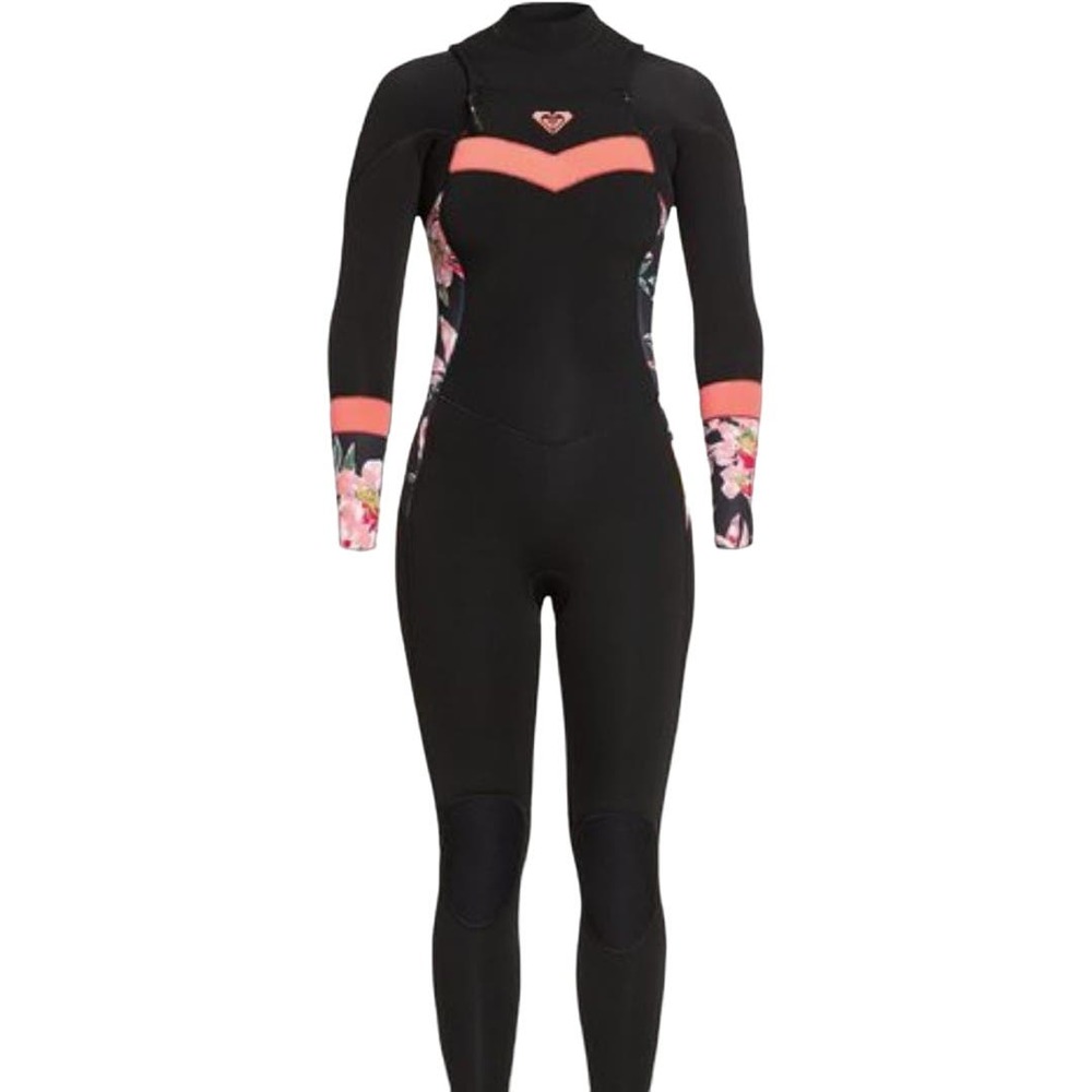 Roxy 3/2mm Synchro Full Length Back Zip Wetsuit Size 2